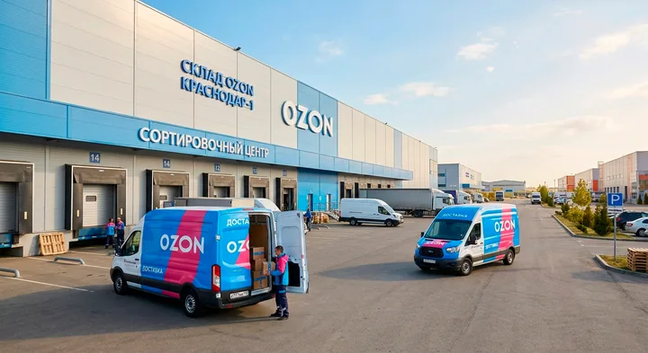 Работа на складе Ozon: приёмка, сортировка и упаковка заказов